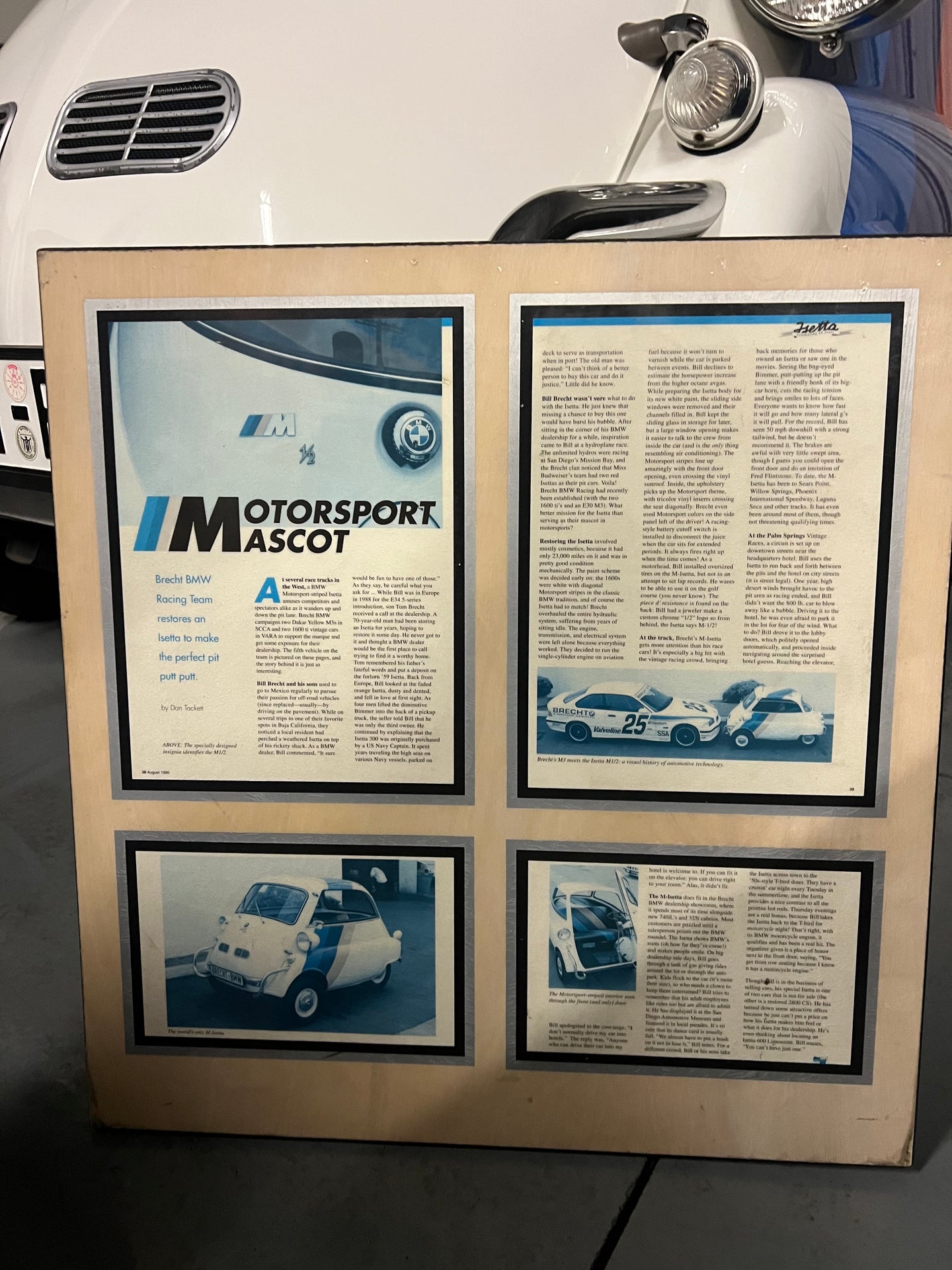 1959 Bmw Isetta 300( Brecht Racing Actual Isetta)